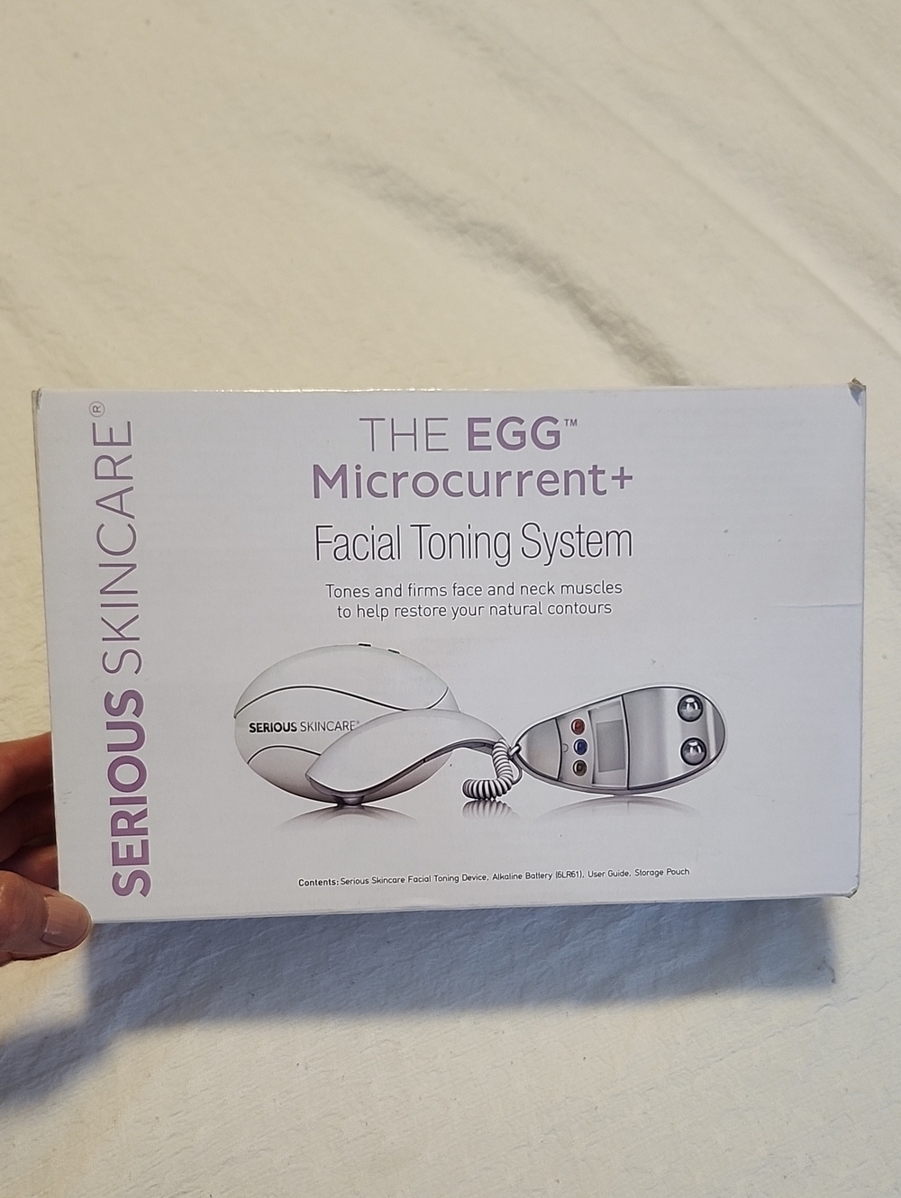 Serious Skincare The EGG Microcurrent+ Facial Toning System - Purple